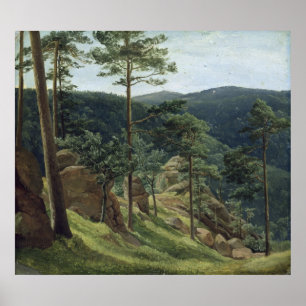 Beskåda av monteringen Brocken, 1829 Poster