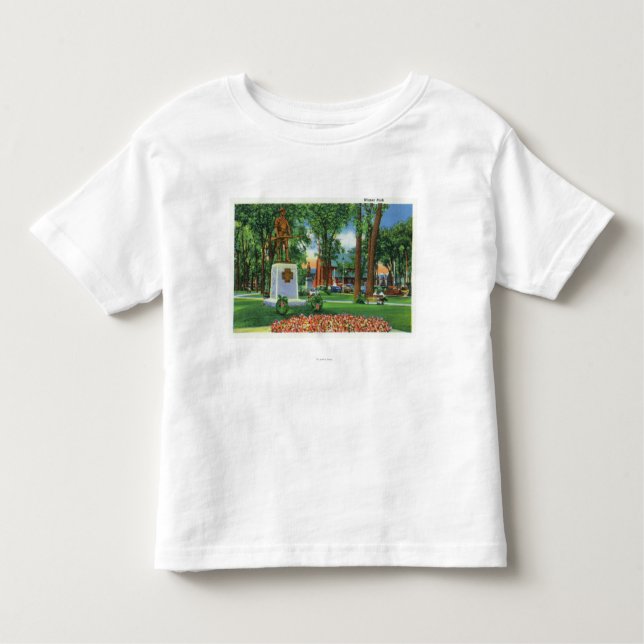 Beskåda av monumentet på Wisner parkerar T Shirt (Framsida)