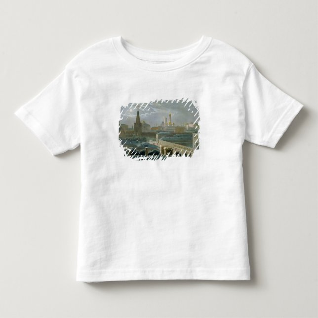 Beskåda av Moscowen Kremlin, 1840's Tee (Framsida)