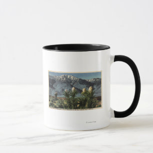 Beskåda av Mt. San Jacinto, yuccaen Mohavensis Mugg
