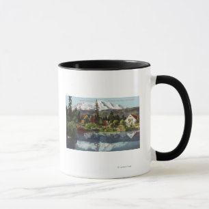 Beskåda av Mt. Shasta från den Sisson Mugg