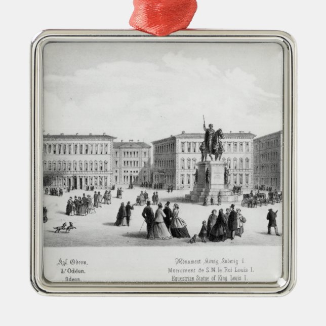 Beskåda av Munich, 1869 Julgransprydnad Metall (Framsidan)