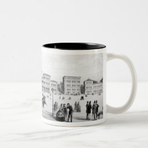 Beskåda av Munich, 1869 Två-Tonad Mugg