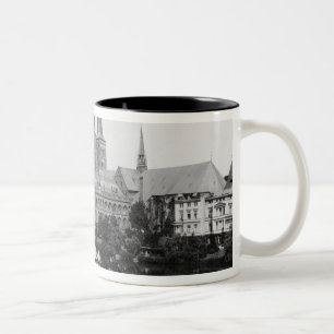 Beskåda av museet Två-Tonad mugg