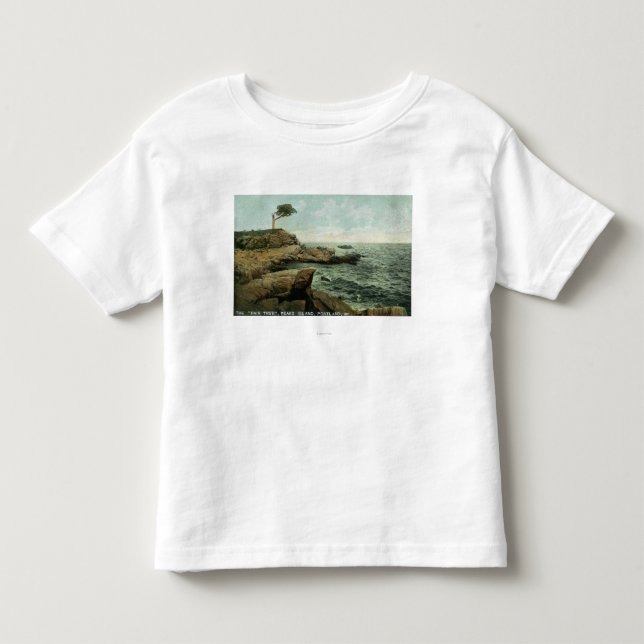 Beskåda av nå en höjdpunkt ön och paraträd t-shirt (Framsida)