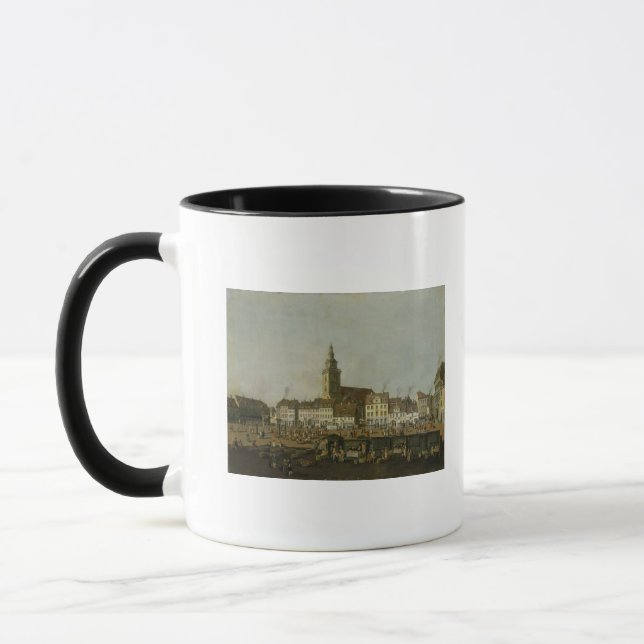 Beskåda av Neuen Markt med St Mary Mugg (Vänster)