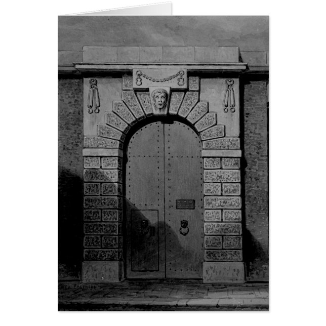 Beskåda av Newgate Hälsningskort (Framsidan)
