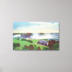 Beskåda av Niagara Falls från Oakes drev Canvastryck