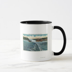 Beskåda av Niagara Falls från utsikt pekar Mugg