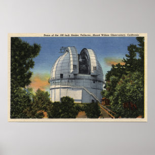 Beskåda av observatorium- & teleskopkupol poster