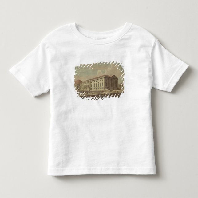 Beskåda av operahuset i Berlin, 1773 Tee Shirt (Framsida)