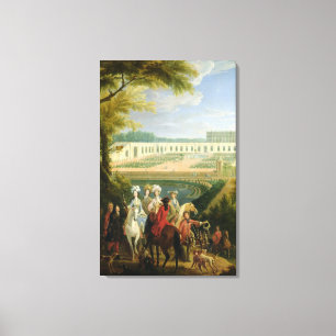 Beskåda av Orangerien på Versailles, efter 1697 Canvastryck