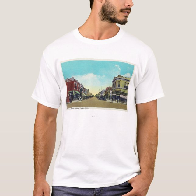 Beskåda av parkerar avenyIdaho nedgångar, T-shirt (Framsida)