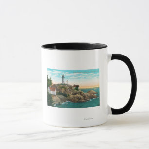 Beskåda av pekar den Atkinson fyren Mugg