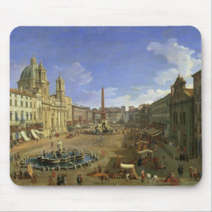 Beskåda av piazzaen Navona, Rome Musmatta