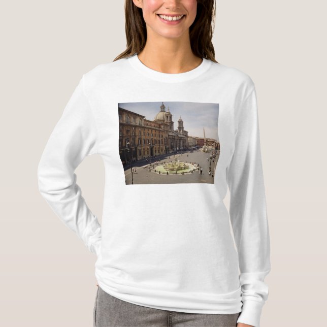 Beskåda av piazzaen t shirt (Framsida)