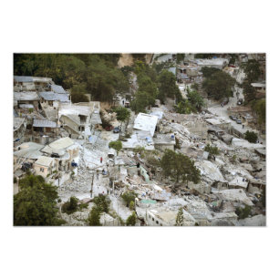 Beskåda av Port-au-Prince, Haiti Fototryck