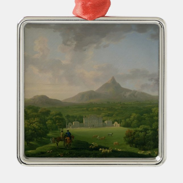 Beskåda av Powerscourt, ståndsmässiga Wicklow, Julgransprydnad Metall (Framsidan)