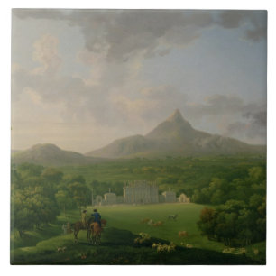 Beskåda av Powerscourt, ståndsmässiga Wicklow, Kakelplatta