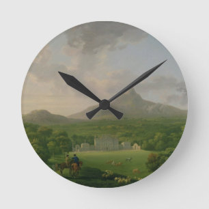 Beskåda av Powerscourt, ståndsmässiga Wicklow, Rund Klocka