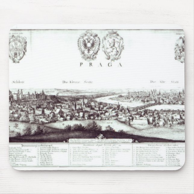 Beskåda av Prague, 1649 Musmatta (Framsidan)