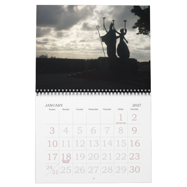 Beskåda av Puerto Rico Kalender (Jan 2027)