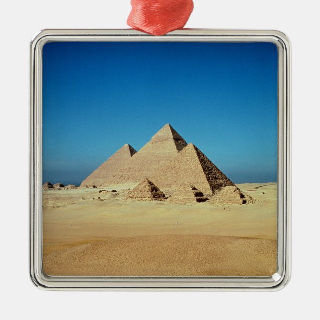 Beskåda av pyramiderna julgransprydnad metall (Framsidan)
