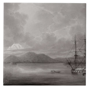 Beskåda av Rio de Manila (lithographen) Kakelplatta