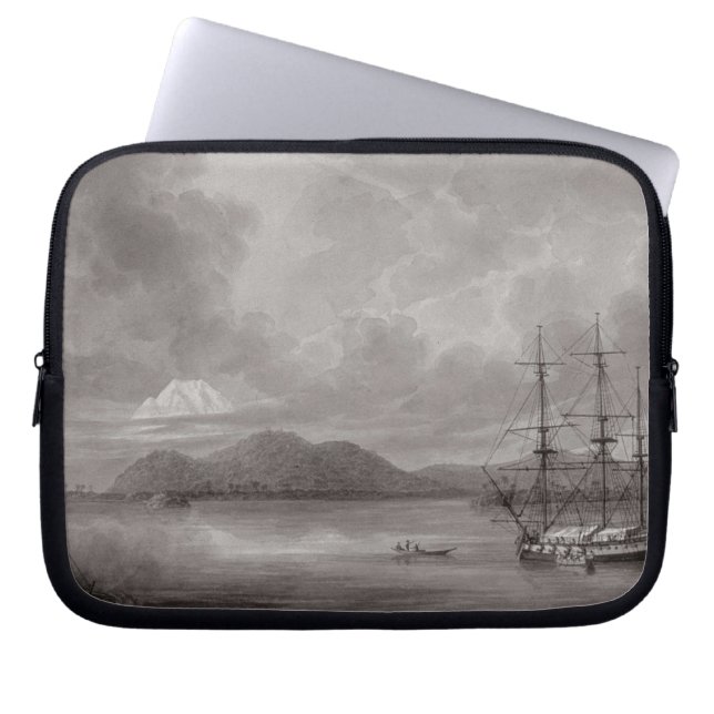 Beskåda av Rio de Manila (lithographen) Laptop Sleeve (Framsidan)