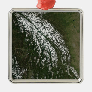 Beskåda av rocky mountains julgransprydnad metall