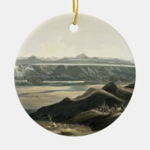 Beskåda av rocky mountains, plätera 44 från vol julgransprydnad keramik