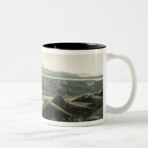 Beskåda av rocky mountains, plätera 44 från vol Två-Tonad mugg