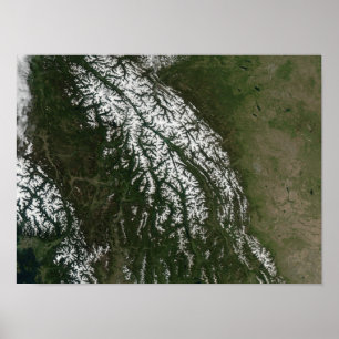 Beskåda av rocky mountains poster