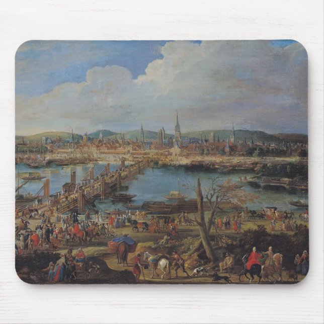 Beskåda av Rouen från Sanktt-Avskiljer, c.1715-20 Musmatta (Framsidan)