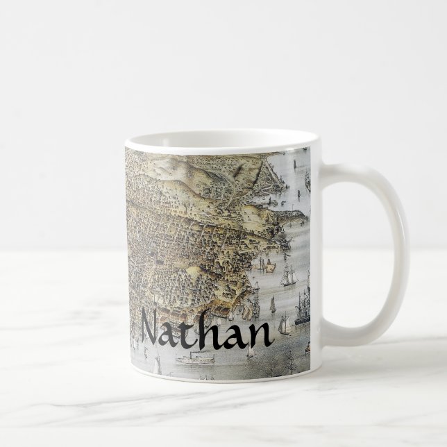 Beskåda av San Francisco, 1878 Kaffemugg (Höger)