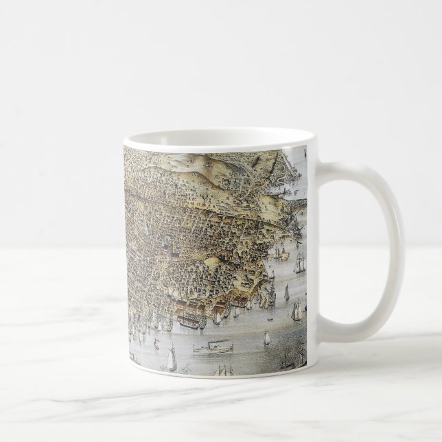 Beskåda av San Francisco, 1878 Kaffemugg (Höger)