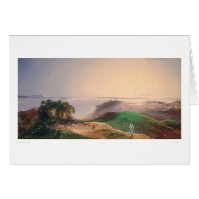 Beskåda av San Francisco Bay (0576A) Hälsningskort (Framsidan Horizontal)