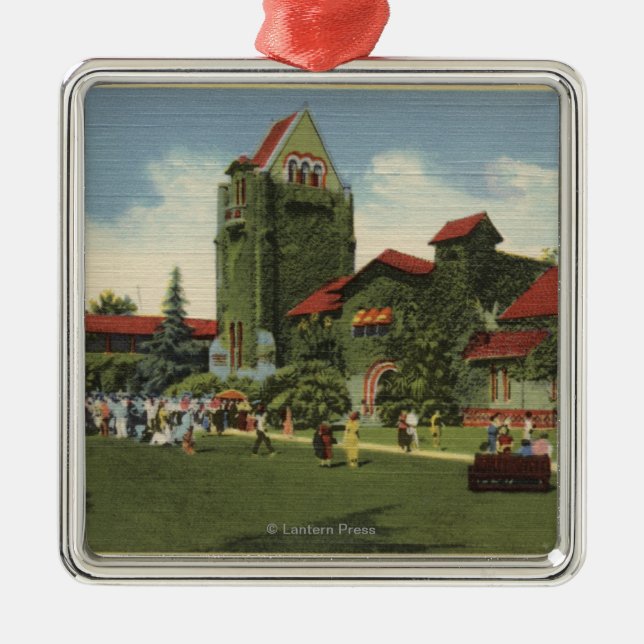 Beskåda av San Jose statlig Julgransprydnad Metall (Framsidan)