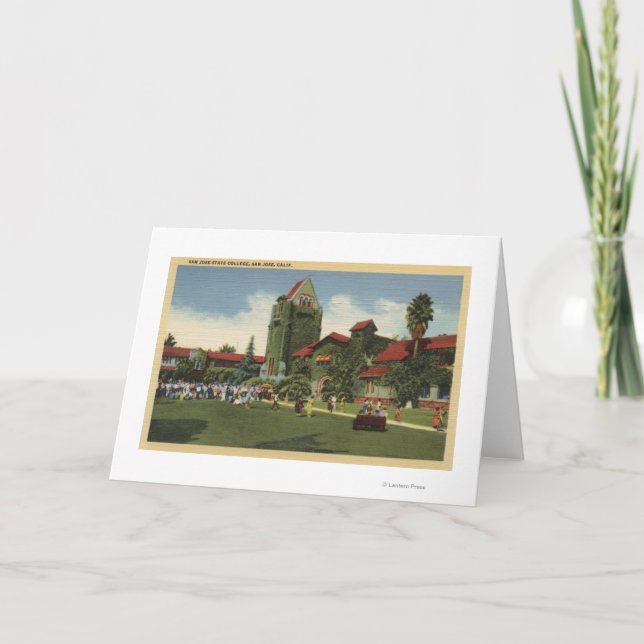 Beskåda av San Jose statlig Kort (Framsida)