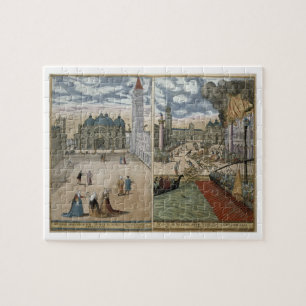 Beskåda av San Marco, och Palazzoen Ducale avfyrar Pussel