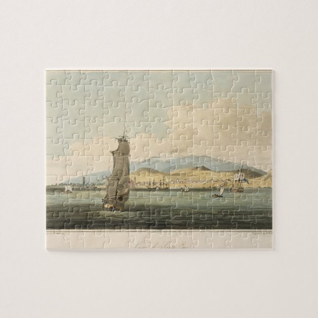 Beskåda av Santa Cruz, plätera 3 från 'en resa Pussel (Horisontell)