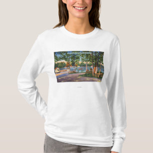 Beskåda av Saratoga sjön Tee Shirt