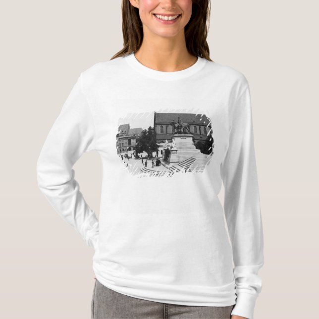 Beskåda av Schweidnitz, Breslau Polen, c.1910 Tee (Framsida)