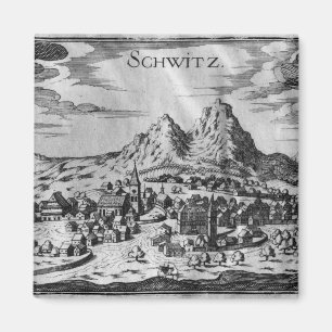 Beskåda av Schwyz Magnet