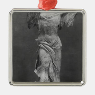 Beskåda av segern Samothrace i luftventilmuseum Julgransprydnad Metall