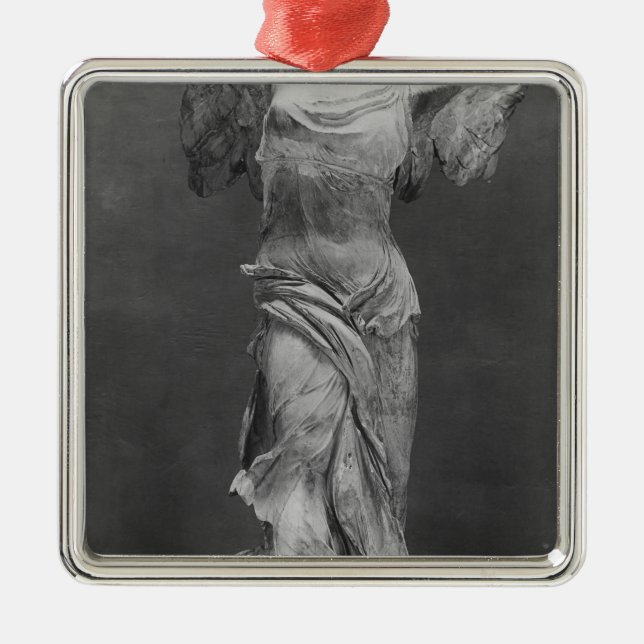 Beskåda av segern Samothrace i luftventilmuseum Julgransprydnad Metall (Framsidan)