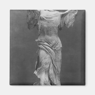 Beskåda av segern Samothrace i luftventilmuseum Magnet