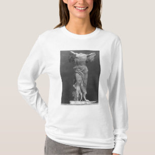 Beskåda av segern Samothrace i luftventilmuseum Tee