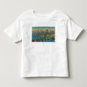 Beskåda av simmare på de Washington baden Tee Shirt