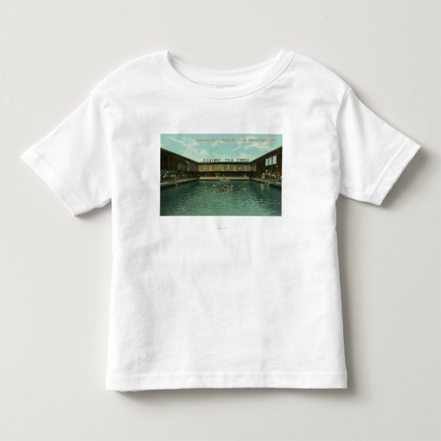 Beskåda av simningtanken t-shirt (Framsida)